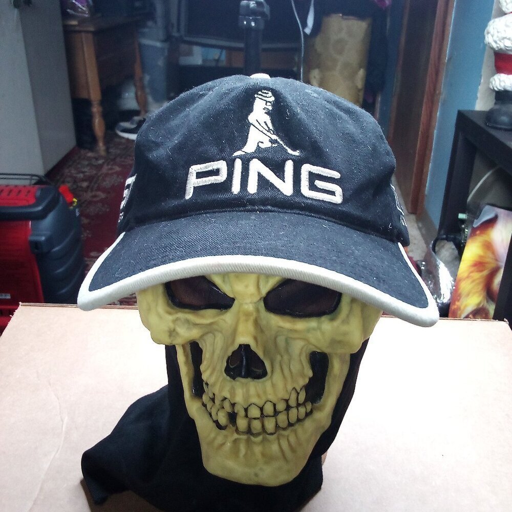 Vintage Ping Golf Strap Back Hat Cap